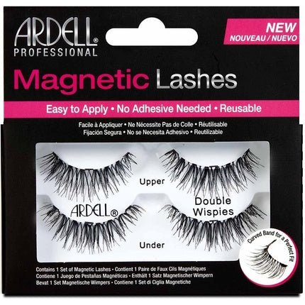ARDELL Magnetic Series Double Wispies Magnetic Eyelashes with Reusable Magnetic Band and Applicator - Maison des fragrances