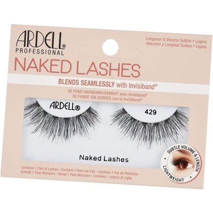ARDELL Naked Lashes 429 Natural Real Hair False Eyelashes - Vegan and Reusable 1 Pair - Maison des fragrances