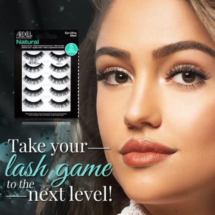 ARDELL Natural 101 Black Eye Lashes - Pack of 5 - Maison des fragrances