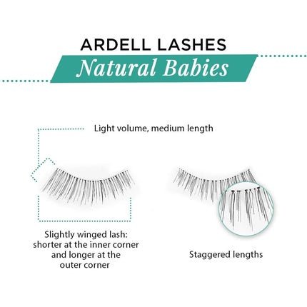 ARDELL Natural Babies Black 4 Pack 25g - Maison des fragrances