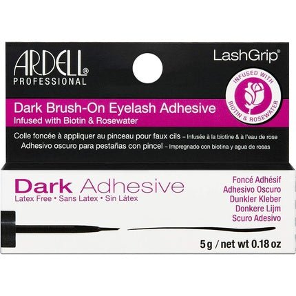 Ardell Natural Brush - On Adhesive with Biotin and Rosewater Dark - Maison des fragrances