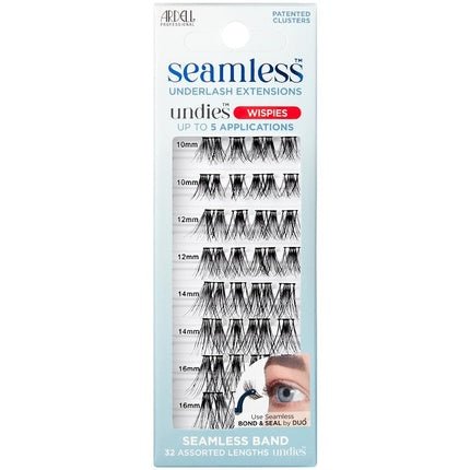 Ardell Seamless Extensions Refill Kit Wispies 32 Assorted Lengths Customizable DIY Underlash Clusters for Natural Volume & Length Knotless Design 1 Count - Maison des fragrances