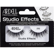 ARDELL Studio Effects 232 Real Hair False Eyelashes for Extra Volume and Density Developed by Makeup Artists Glue - On Natural Vegan and Reusable Style 232 - Maison des fragrances