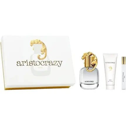 Aristocrazy Brave EDT 80ml Spray with Body Lotion 75ml and Mini EDT 10ml - Maison des fragrances