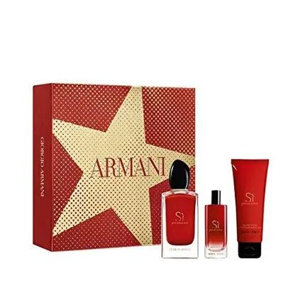 Armani Si Passione - Eau de Parfum Spray and Body Lotion Set - Maison des fragrances