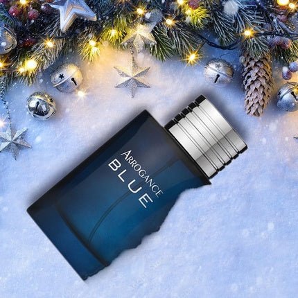 Arrogance Blue Men's Gift Box Perfume Edt 50ml 2 x Shower Shampoo 100ml - Maison des fragrances