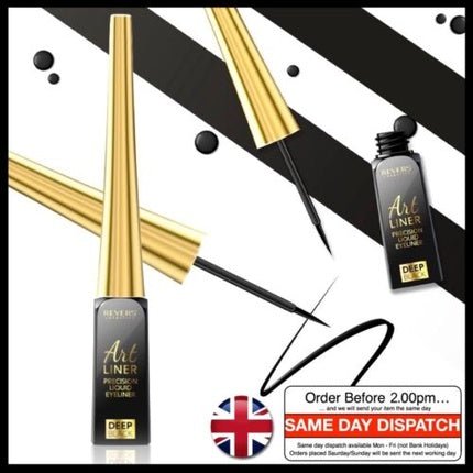 Art LINER Precision Liquid Eyeliner Winged Eye Liner Makeup Deep Black - Maison des fragrances