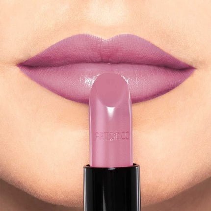 ARTDECO Perfect Color Lipstick Frosted Rose 0.14 Oz - Creamy Pearly Finish with Hyaluronic Acid - Lip Plumper and Care - Maison des fragrances