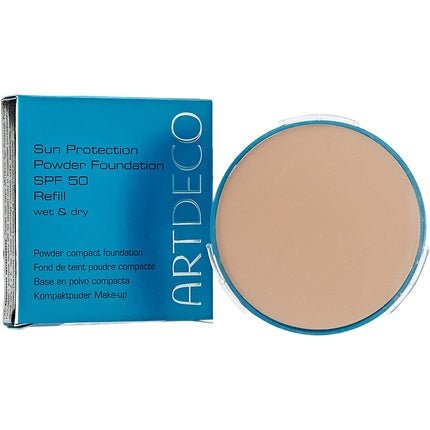 ARTDECO Sun Protection Powder Foundation Refill SPF 50 9.5g 20 Cool Beige - Maison des fragrances