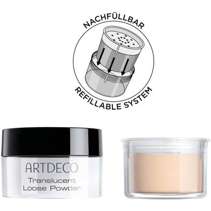 Artdeco Translucent Loose Powder with Silky Matte Finish - Maison des fragrances