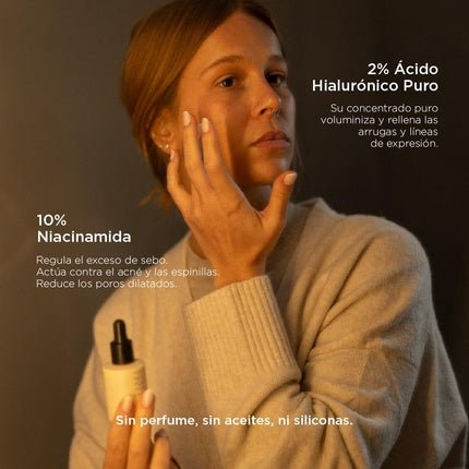 Arual Face Serum for Oily and Combination Skin with Pure Hyaluronic Acid and Niacinamide - Maison des fragrances
