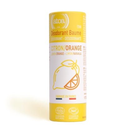 Atoa Deodorant Balm Lemon-Orange 100g 3.5fl.Oz - Maison des fragrances