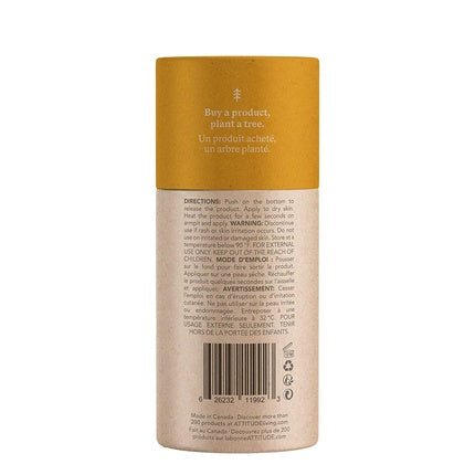 ATTITUDE Super Leaves Natural Deodorant with Lemon Leaves 85g - Maison des fragrances
