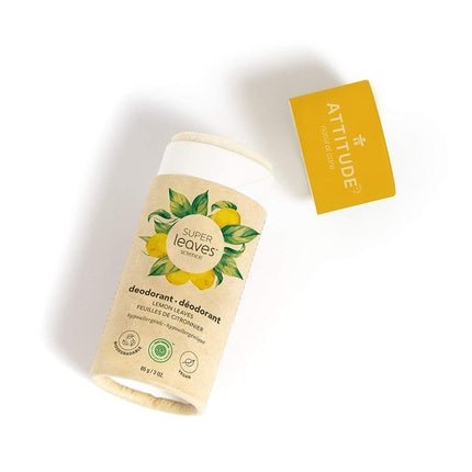 ATTITUDE Super Leaves Natural Deodorant with Lemon Leaves 85g - Maison des fragrances