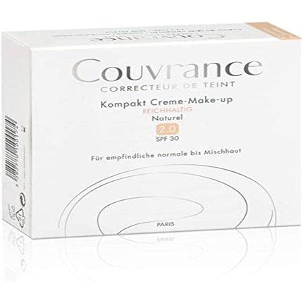 Avene Couvrance Compact Tinted Cream SPF30 2.0 Natural - Maison des fragrances