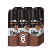 Axe Dark Temptation Deodorant for Men Antiperspirant 150ml - Pack of 6 - Maison des fragrances