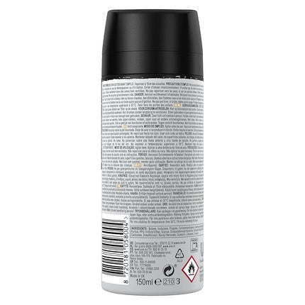 Axe Dark Temptation Deodorant for Men Antiperspirant 150ml - Pack of 6 - Maison des fragrances