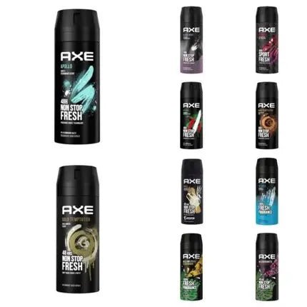 Axe e Deodorant Bodyspray Variety 6 x Déodorant (Déo) Mixte 150ml - Maison des fragrances