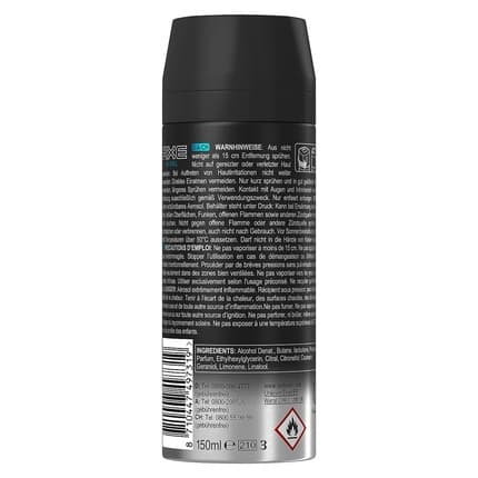 Axe Ice Chill Deodorant without Aluminum Provides 48 Hours of Effective Protection Against Body Odor Déodorant (Déo) Mixte 150ml - Maison des fragrances