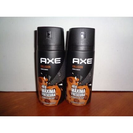 Axee Collision Cuero & Cookies 48h Deodorant Body Spray 5.07 Oz - Pack of 2 - Maison des fragrances