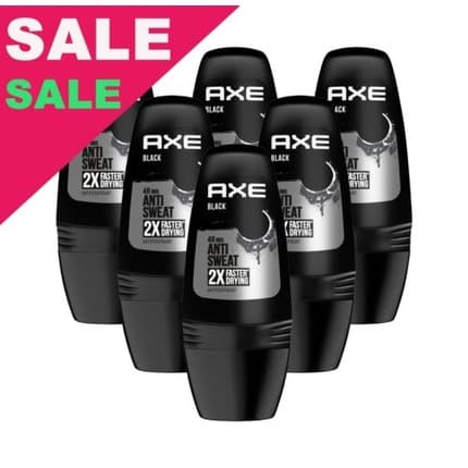 Axe/Lynx Axe Black Roll-on Deodorant Antiperspirant Anti-Sweat Déodorant (Déo) Mixte 50ml - Maison des fragrances