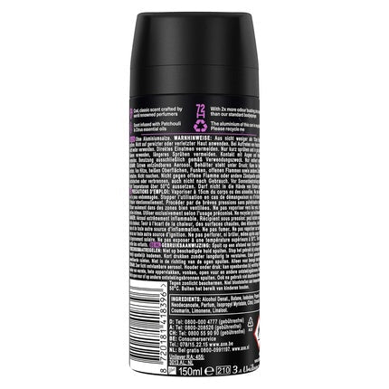 Axe/Lynx Axe Fine Fragrance Collection Premium Bodyspray Purple Patchouli Deodorant without Aluminum for 72 Hours Freshness Déodorant (Déo) Mixte 150ml - Maison des fragrances