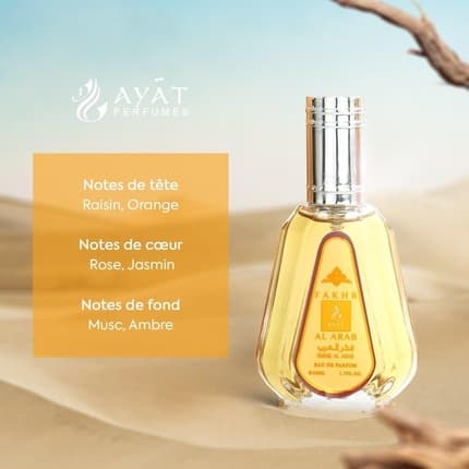 Ayat Perfumes Arab - Oriental Scent (Fakhr Al Arab) Eau de Parfum (EDP) Femme 50ml - Maison des fragrances