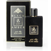Ayat Perfumes Black Amber - Arabian Oriental Fragrance Eau de Parfum (EDP) Femme 100ml - Maison des fragrances