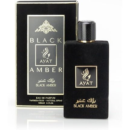 Ayat Perfumes Black Amber - Arabian Oriental Fragrance Eau de Parfum (EDP) Femme 100ml - Maison des fragrances