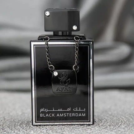 Ayat Perfumes Black Amsterdam Unisex Luxury Fragrance Diamond Series Eau de Parfum (EDP) Mixte 100ml - Maison des fragrances