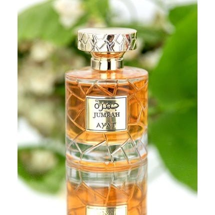 Ayat Perfumes Jumrah - Made in Dubai with Spicy Notes of Amber, Vanilla, Cinnamon, and Woody - Oriental and Eau de Parfum (EDP) Femme 100ml - Maison des fragrances