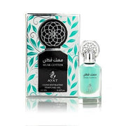 Ayat Perfumes Musk Cotton Perfume Oil 12ml - Alcohol-Free High-Quality Musk Unisex Oriental Arabic Oud Amber - Maison des fragrances