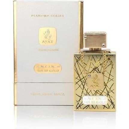 Ayat Perfumes SOLID GOLD 's Perfume Diamond Series Luxury Floral Warm Sensual Fragrance Eau de Parfum (EDP) Femme 100ml - Maison des fragrances