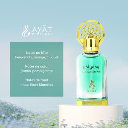 Ayat Perfumes Unisex Alcohol-Free Perfume Oil - Dubai Lovely Affair Eau de Parfum (EDP) Mixte 12ml - Maison des fragrances