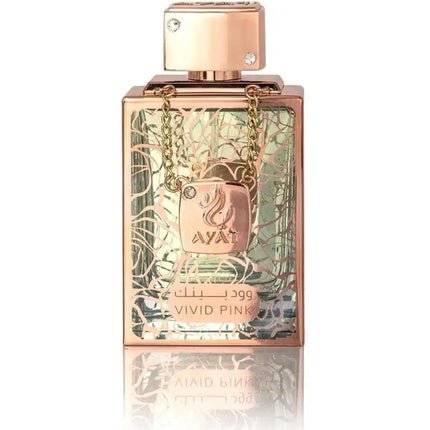 Ayat Perfumes VIVID PINK Diamond Series Luxury ’s - Fruity Peach, Tangerine, Floral Jasmine, Red Lily, Vanilla & Sweet Spices Eau de Parfum (EDP) Femme 100ml - Maison des fragrances