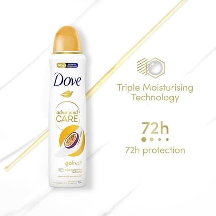 Dove Advanced Care Passion Fruit & Lemongrass Déodorant 150 ml
