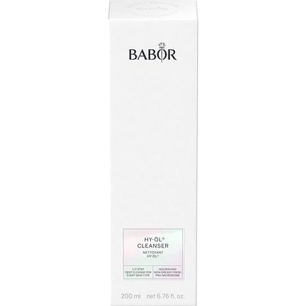 BABOR Hy - Öl Cleanser for All Skin Types Daily Face Cleansing and Makeup Remover with Vitamin E 200ml - Maison des fragrances