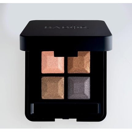 BABOR MAKE UP Eye Shadow Quattro 4g Palette with Coordinated Shades - 02 Smokey - Maison des fragrances