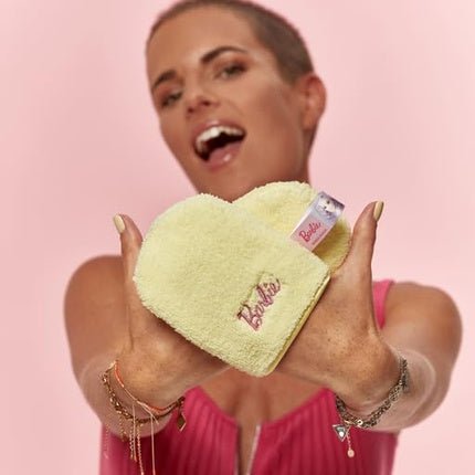 Barbie GLOV Makeup Remover Washcloth Washable Microfiber Glove Face Sponge Baby Banana - Maison des fragrances