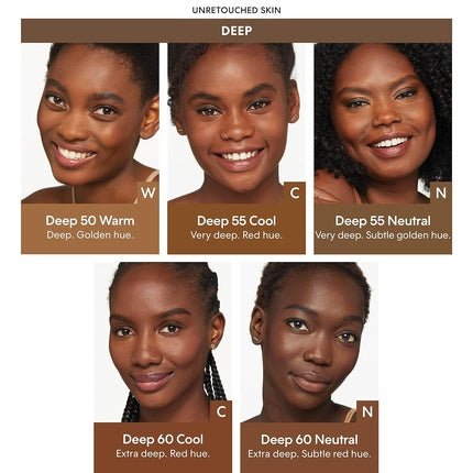 bareMinerals Barepro 16HR Skin - Perfecting Powder Foundation Matte Pressed Powder Foundation Full Coverage with Plant - Based Squalene Oil Control Vegan Deep 55 Neutral 0.2oz 8g - Maison des fragrances