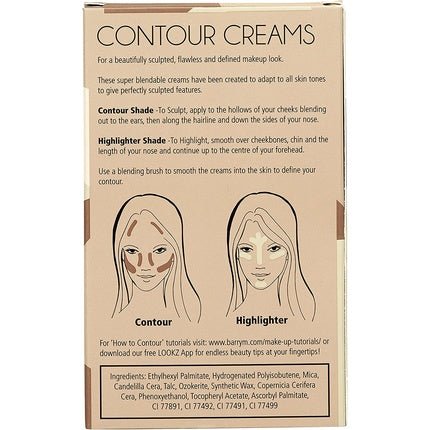 Barry M Cosmetics Chisel Cheeks Contour Creams 2 Count - Maison des fragrances