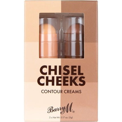 Barry M Cosmetics Chisel Cheeks Contour Creams 2 Count - Maison des fragrances