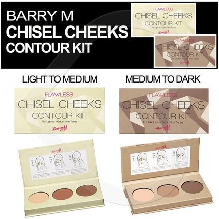 Barry M Cosmetics Chisel Cheeks Contour Kit Light - Maison des fragrances