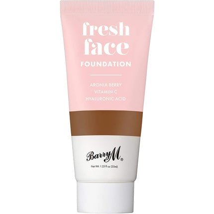 Barry M Cosmetics Fresh Face Lightweight Liquid Foundation with Hyaluronic Acid and Vitamin C Shade 16 1 Count - Maison des fragrances