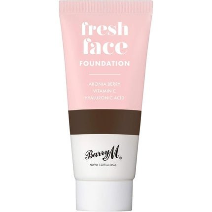 Barry M Cosmetics Fresh Face Lightweight Liquid Foundation with Hyaluronic Acid and Vitamin C Shade 20 1 Count - Maison des fragrances