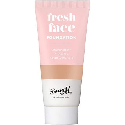 Barry M Cosmetics Fresh Face Lightweight Liquid Foundation with Hyaluronic Acid and Vitamin C Shade 8 - Maison des fragrances