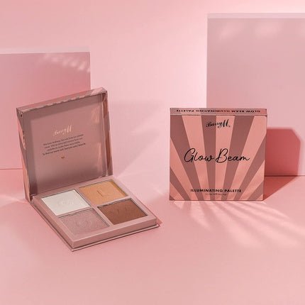 Barry M Cosmetics Glow Beam Illuminating Highlighter Palette Enriched with Shea Butter - Maison des fragrances