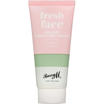 Barry M Fresh Face Green Colour Correcting Primer to Balance Skin Tone and Reduce Redness 35ml - Maison des fragrances