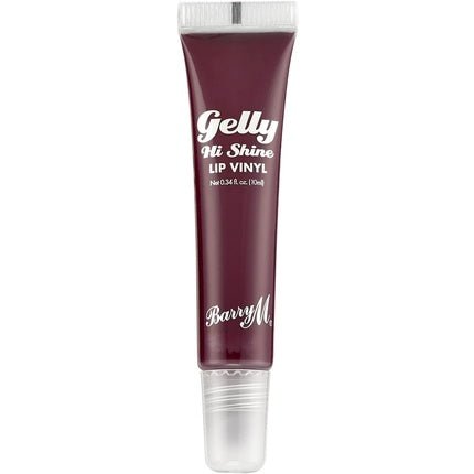 Barry M Gelly Hi Shine Lip Vinyl Gloss Alluring Deep Cherry Red Glossy Finish 10ml - Maison des fragrances