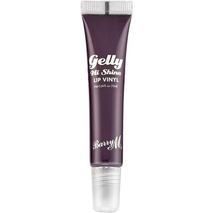Barry M Gelly Hi Shine Lip Vinyl Gloss Wandering Deep Purple Glossy Finish - Maison des fragrances